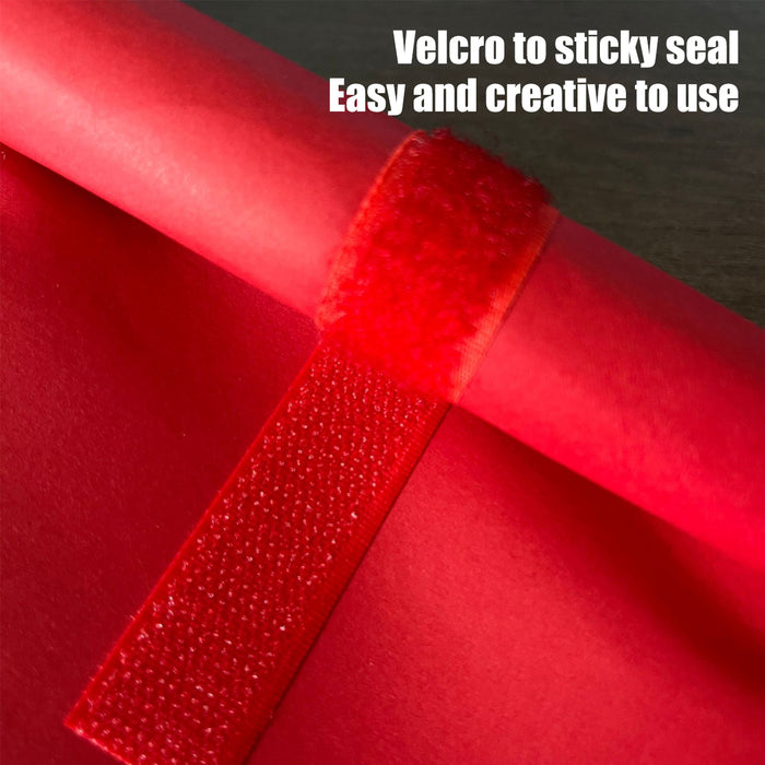 Creative Kraft Paper Gift Bags with Velcro Seal, 20pcs