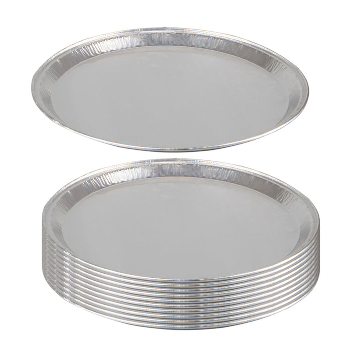 50 Pcs Disposable Aluminium Foil Pizza Tray Round 31 cm 940 ml Capacity