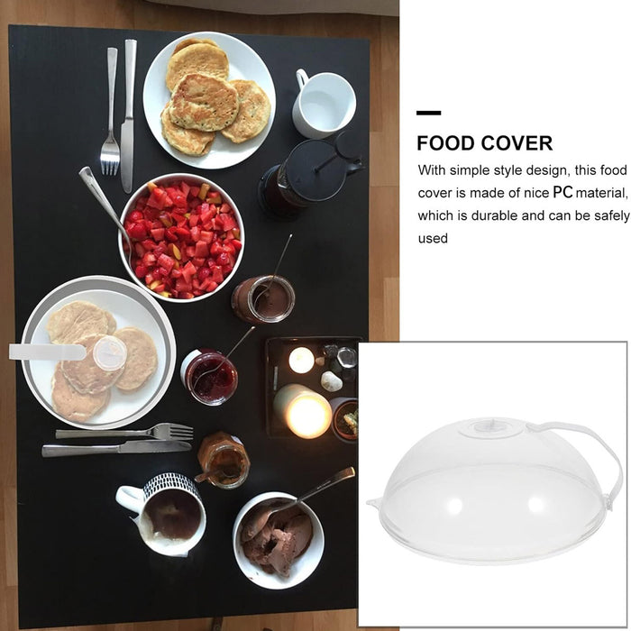 Microwave Splash Proof Cover Food Grade Plastic Transparent