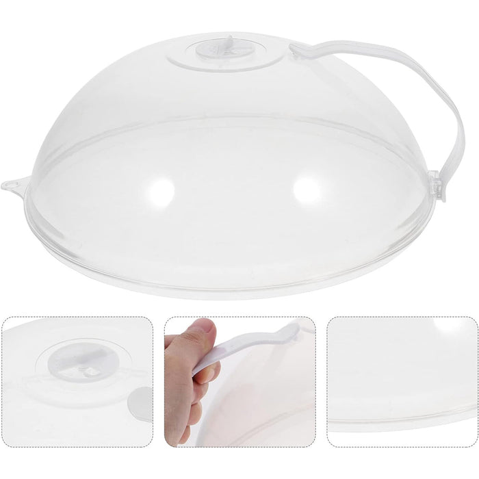 Microwave Splash Proof Cover Food Grade Plastic Transparent