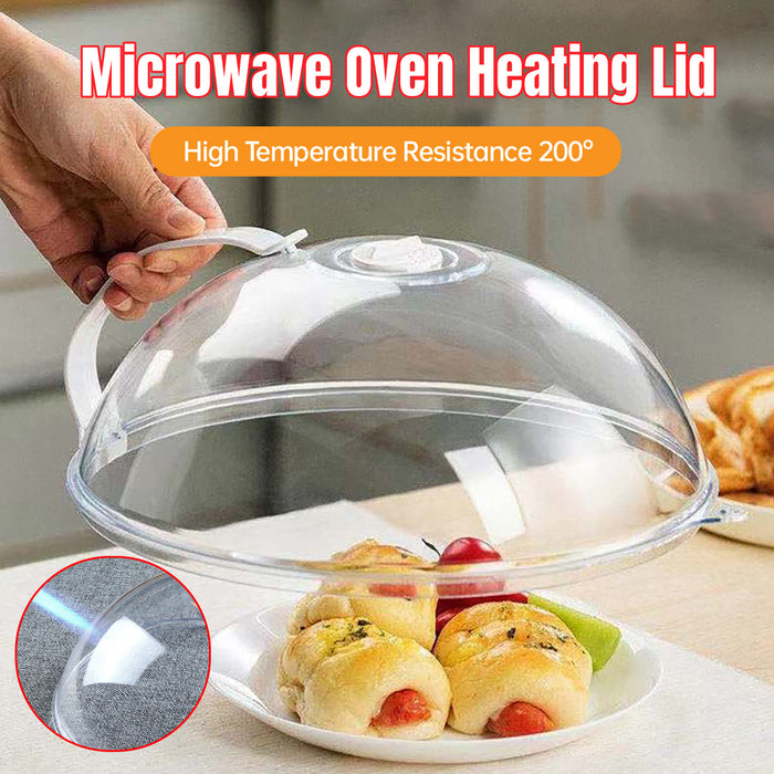 Microwave Splash Proof Cover Food Grade Plastic Transparent
