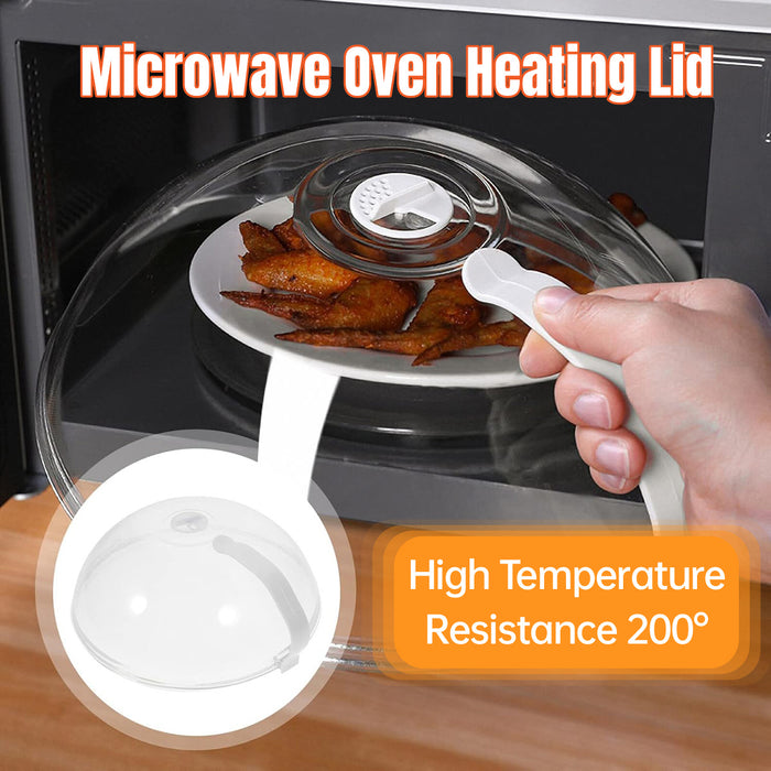 Microwave Splash Proof Cover Food Grade Plastic Transparent