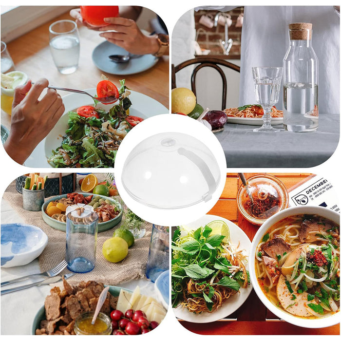 Microwave Splash Proof Cover Food Grade Plastic Transparent