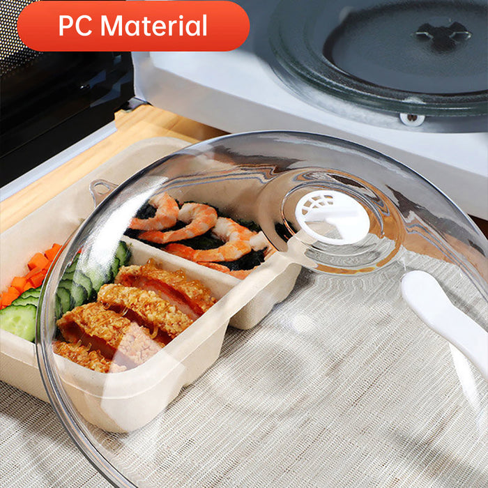 Microwave Splash Proof Cover Food Grade Plastic Transparent