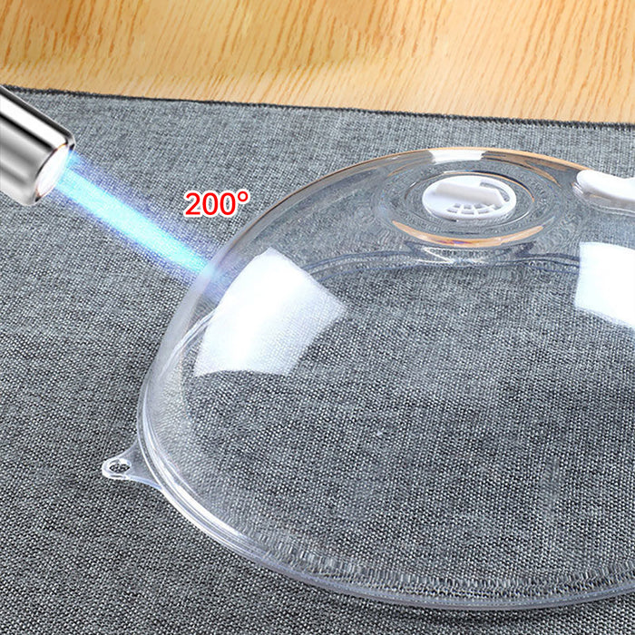 Microwave Splash Proof Cover Food Grade Plastic Transparent