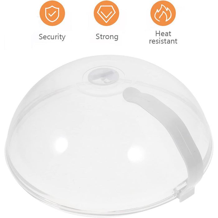 Microwave Splash Proof Cover Food Grade Plastic Transparent