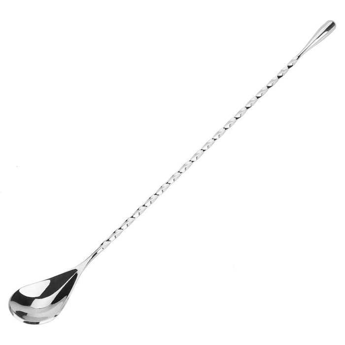 Stainless Steel Twist Bar Spoon 30cm Long Handle Stirrer