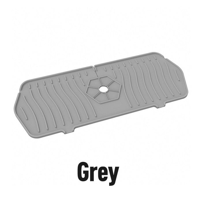 Silicone Faucet Splash Proof Mat Wrap Around Sink Protector