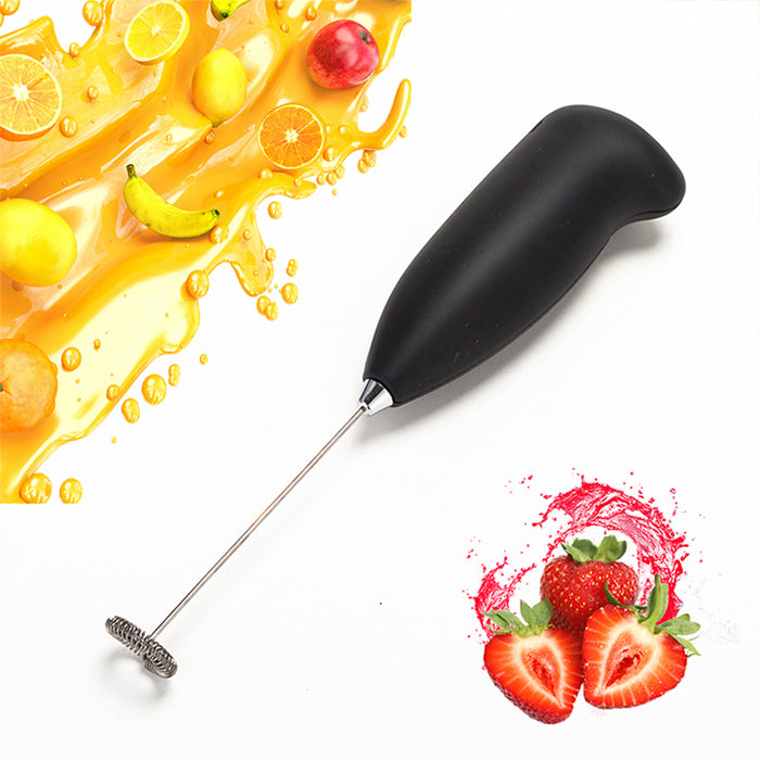 Handheld Milk Frother Battery Powered Stainless Steel Whisk