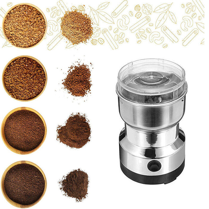 Electric Coffee Grinder Bean Spice Milling Stainless Steel Grinding Machine