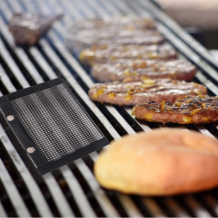 Non-Stick BBQ Mesh Grill Bag Reusable for Outdoor & Restaurant Use