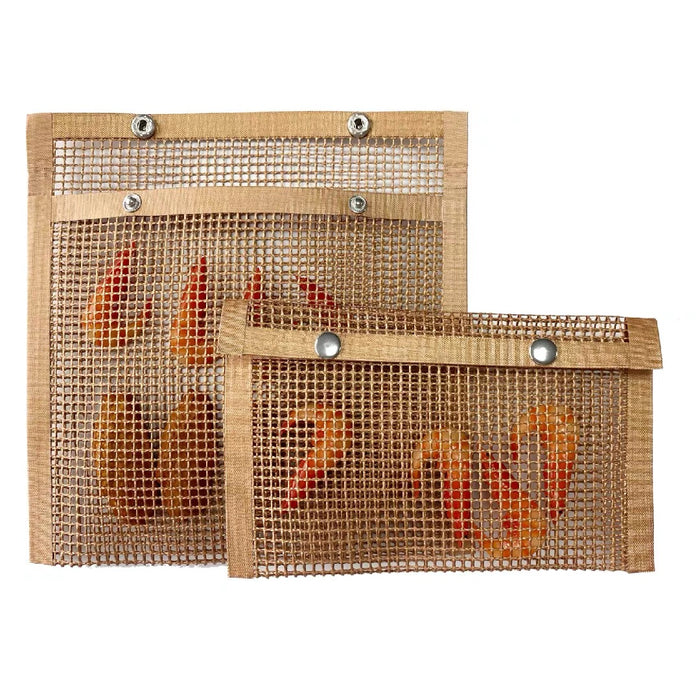 Non-Stick BBQ Mesh Grill Bag Reusable for Outdoor & Restaurant Use