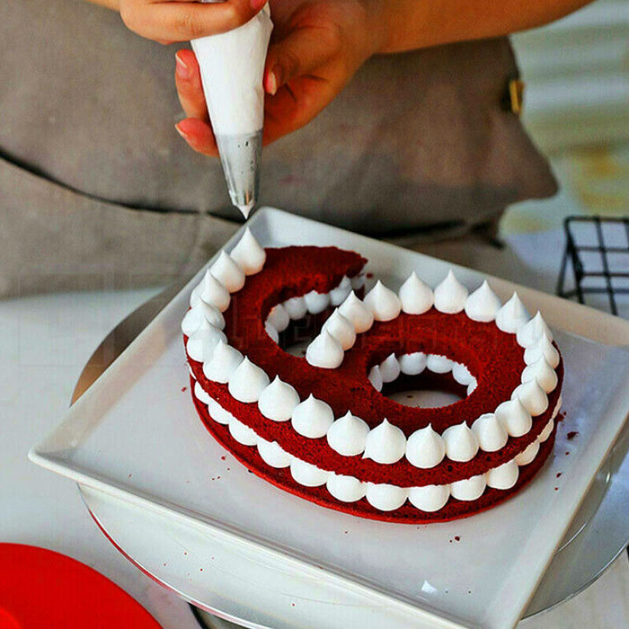 10 Inch Silicone Number Cake Mould 0–9 Non Stick Red