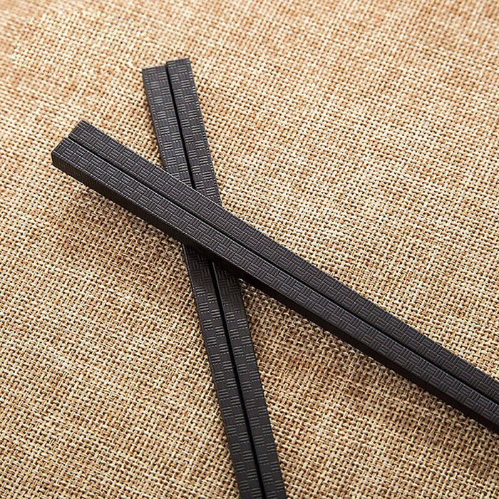 5 Pairs Premium Quality Alloy Chopsticks