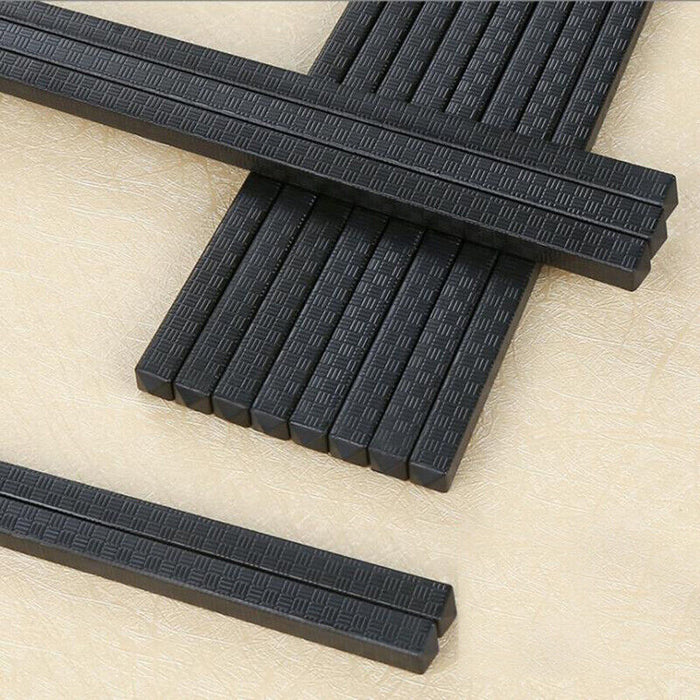 5 Pairs Premium Quality Alloy Chopsticks