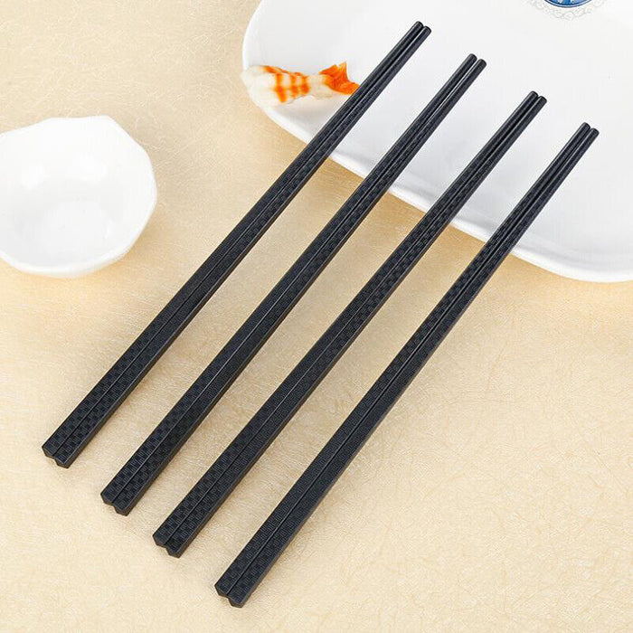 5 Pairs Premium Quality Alloy Chopsticks