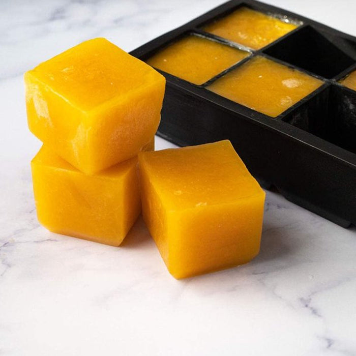 Ice Cube Tray 8-Grid Large Silicone Non-Stick Black