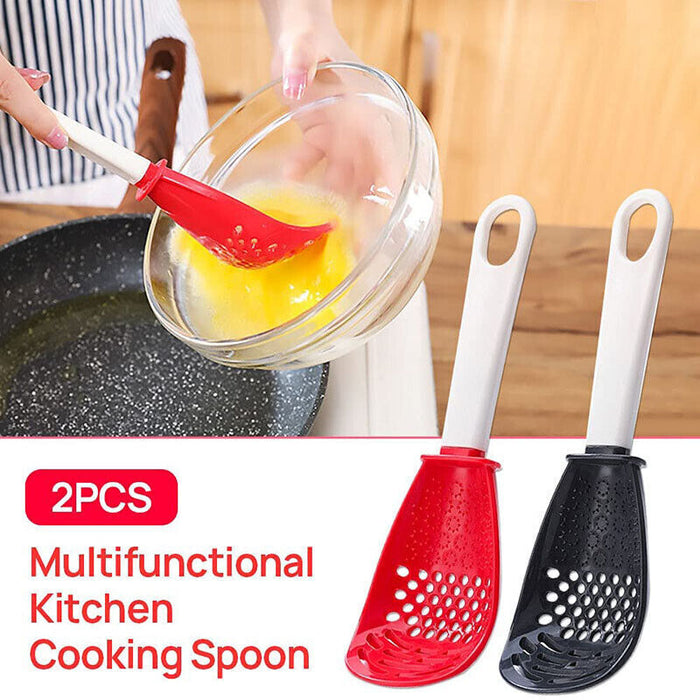 Multipurpose Cooking Spoon Non-Stick Heat-Resistant, 1/2 Pcs