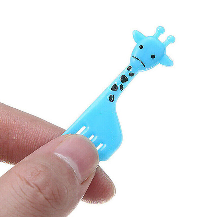 36 Pcs Mini Animal Food Fruit Picks Forks for Kids Lunch Box