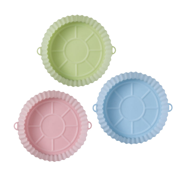 Air Fryer Silicone Pots Reusable Non-Stick Heat-Resistant