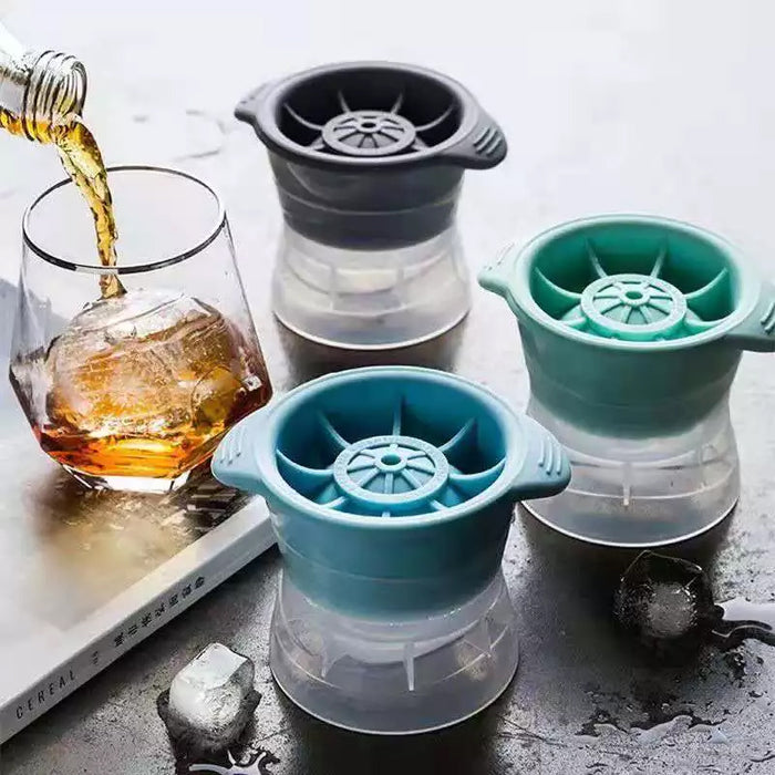 4 Pcs Cocktail Sphere Ice Cube Maker Silicone Easy Release