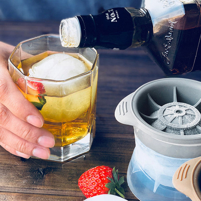 4 Pcs Cocktail Sphere Ice Cube Maker Silicone Easy Release