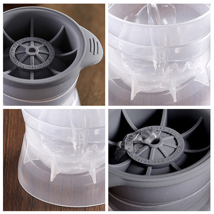 4 Pcs Cocktail Sphere Ice Cube Maker Silicone Easy Release