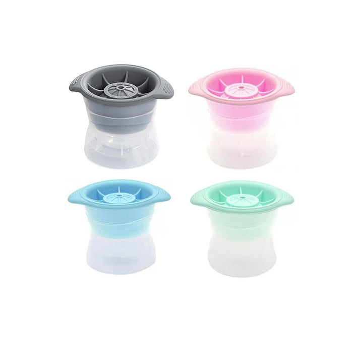 4 Pcs Cocktail Sphere Ice Cube Maker Silicone Easy Release
