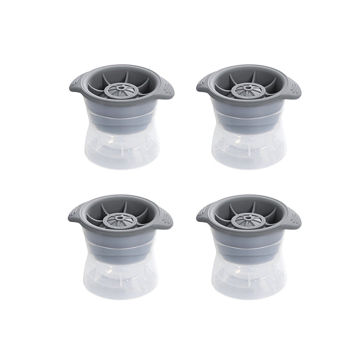 4 Pcs Cocktail Sphere Ice Cube Maker Silicone Easy Release