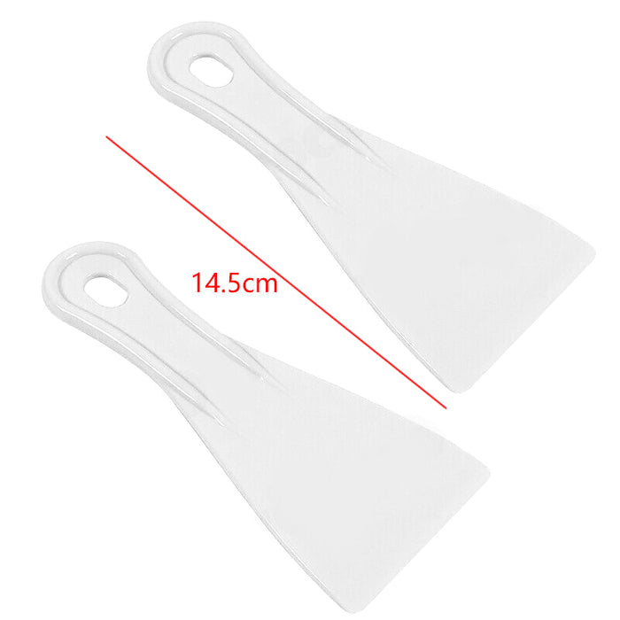 Rolling Ice Cream Pan Stainless Steel with 2 Spatulas, 26x21x3cm