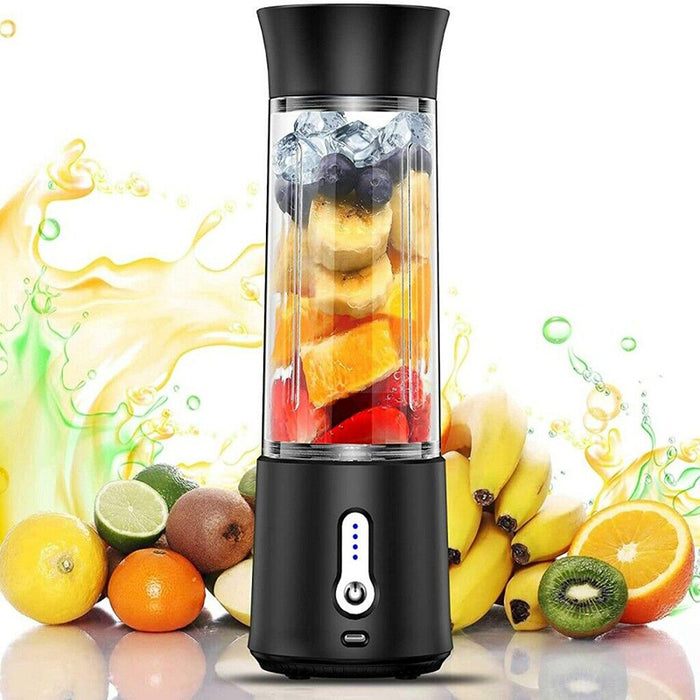 Portable USB Blender, 150W, 6 Blades, 500ml Capacity, Rechargeable Lithium Battery