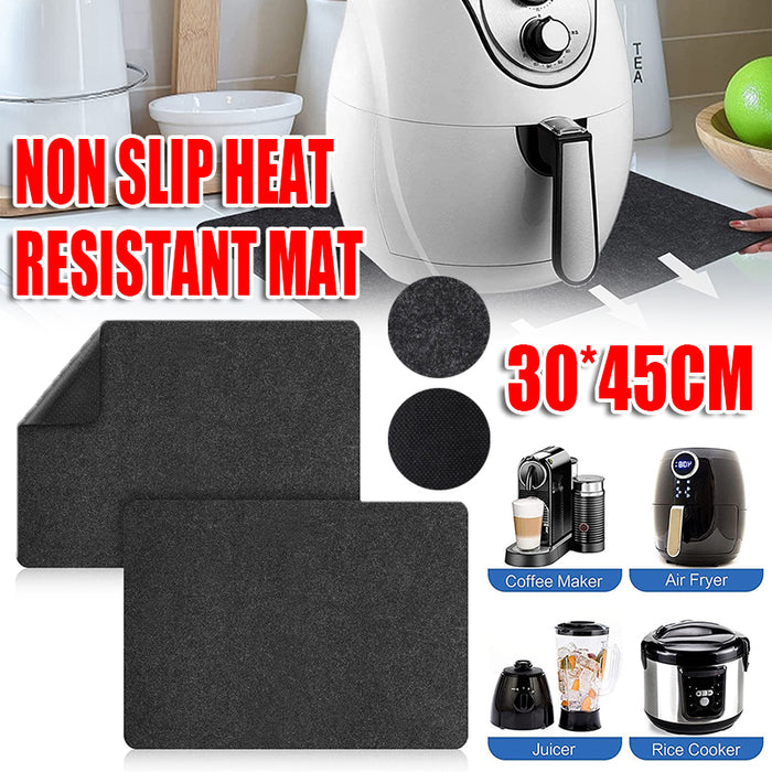 Heat Resistant Kitchen Appliance Mat Felt Silicone Slider