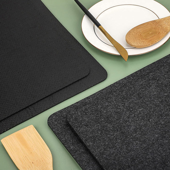 Heat Resistant Kitchen Appliance Mat Felt Silicone Slider