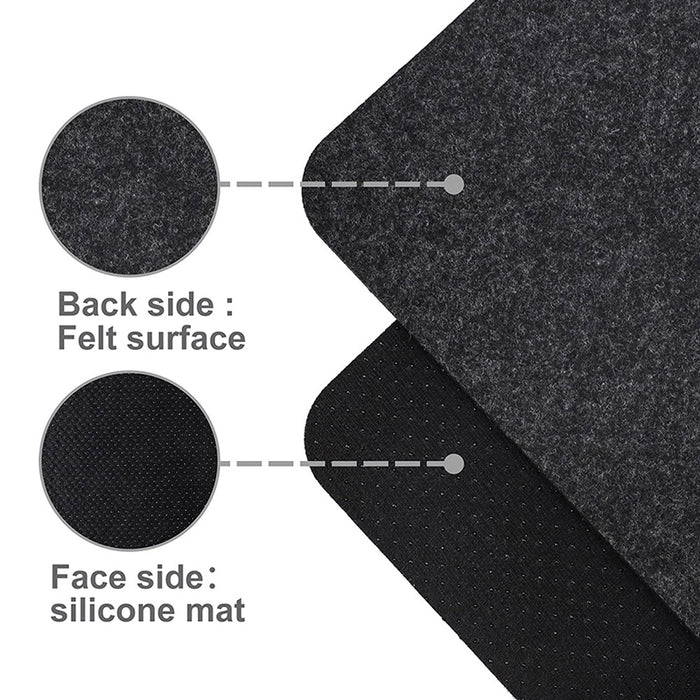 Heat Resistant Kitchen Appliance Mat Felt Silicone Slider