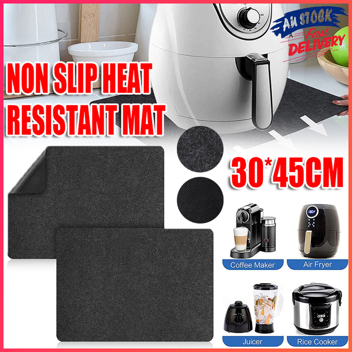 Heat Resistant Kitchen Appliance Mat Felt Silicone Slider