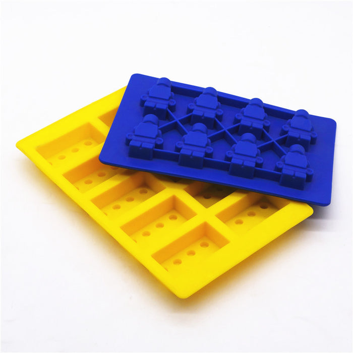 Lego-Inspired Silicone Baking Ice Tray Mould
