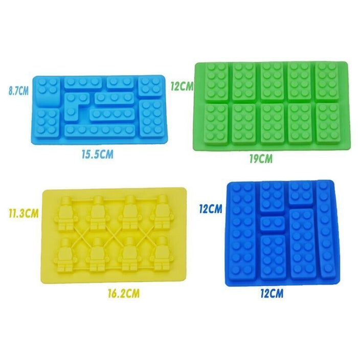 Lego-Inspired Silicone Baking Ice Tray Mould