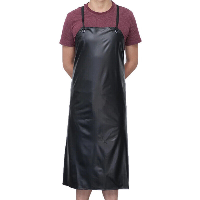 Waterproof PVC Apron Heavy Duty for Chef Butcher and Kitchen Work 110x80cm