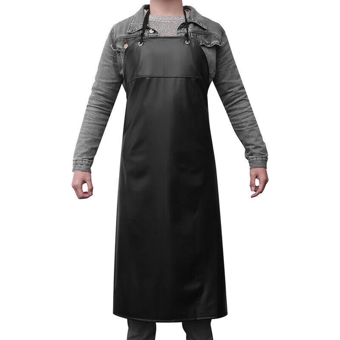 Waterproof PVC Apron Heavy Duty for Chef Butcher and Kitchen Work 110x80cm