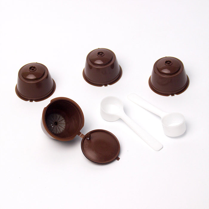 4 Pcs Reusable Dolce Gusto Coffee Capsules Food Grade PP