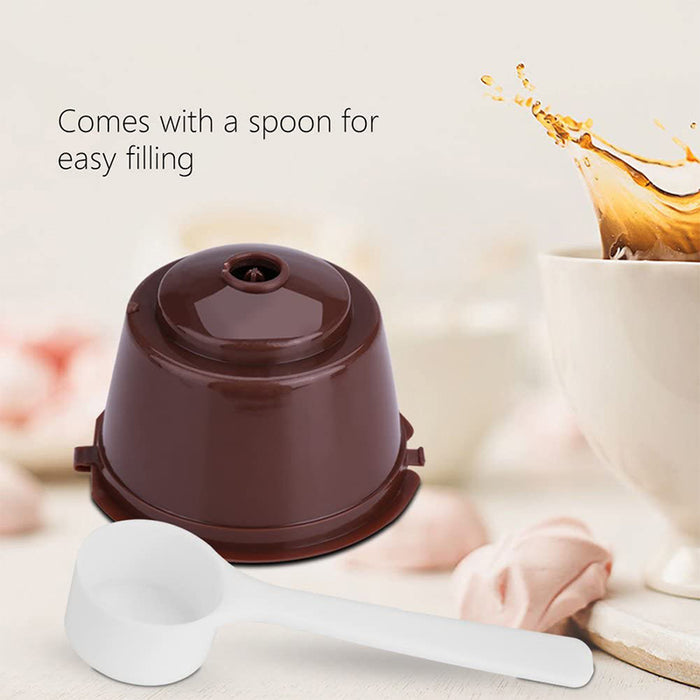 4 Pcs Reusable Dolce Gusto Coffee Capsules Food Grade PP