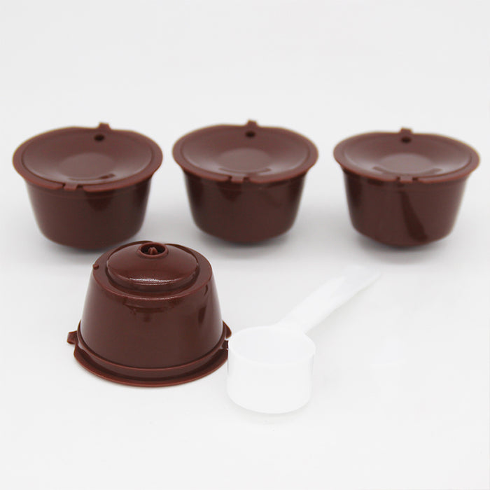 4 Pcs Reusable Dolce Gusto Coffee Capsules Food Grade PP