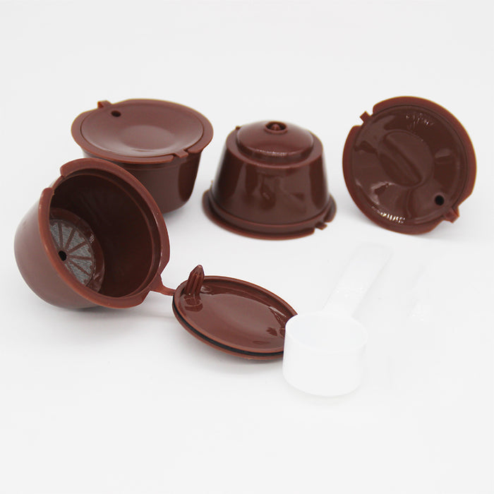4 Pcs Reusable Dolce Gusto Coffee Capsules Food Grade PP