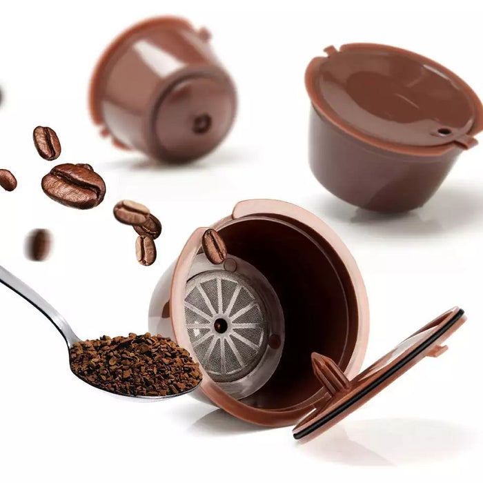 4 Pcs Reusable Dolce Gusto Coffee Capsules Food Grade PP