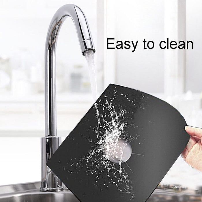 4 Pcs Gas Hob Protector Liners 270×270 mm Non-Stick