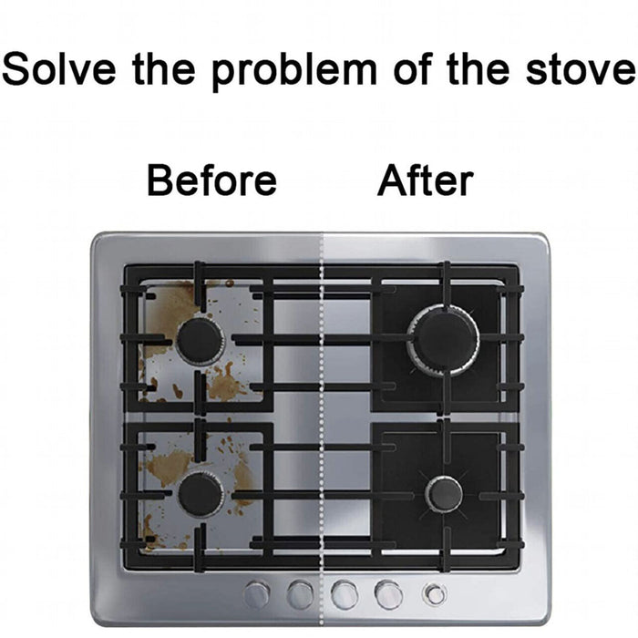 4 Pcs Gas Hob Protector Liners 270×270 mm Non-Stick