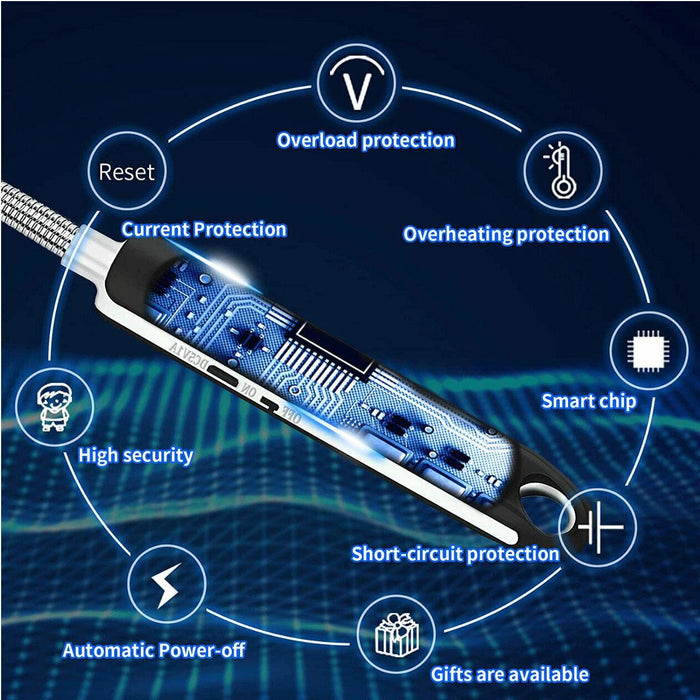 USB Rechargeable Plasma Arc Lighter with 360° Flexible Neck