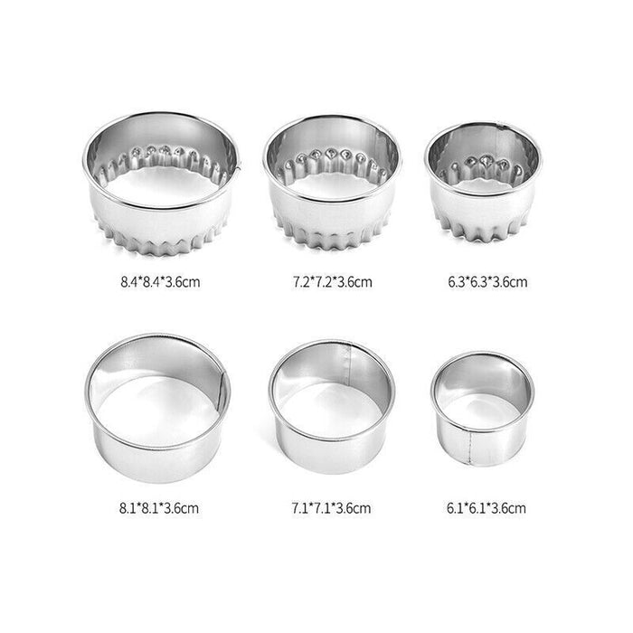 10PCS Stainless Steel Dumpling Maker Set with Roller Knife and Moulds