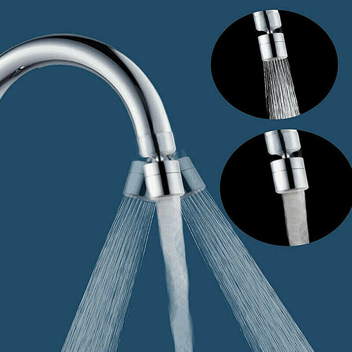 360° Rotating Copper Faucet Filter, Dual Water Flow Modes, Tool-Free Installation