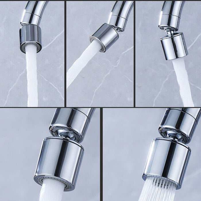 360° Rotating Copper Faucet Filter, Dual Water Flow Modes, Tool-Free Installation